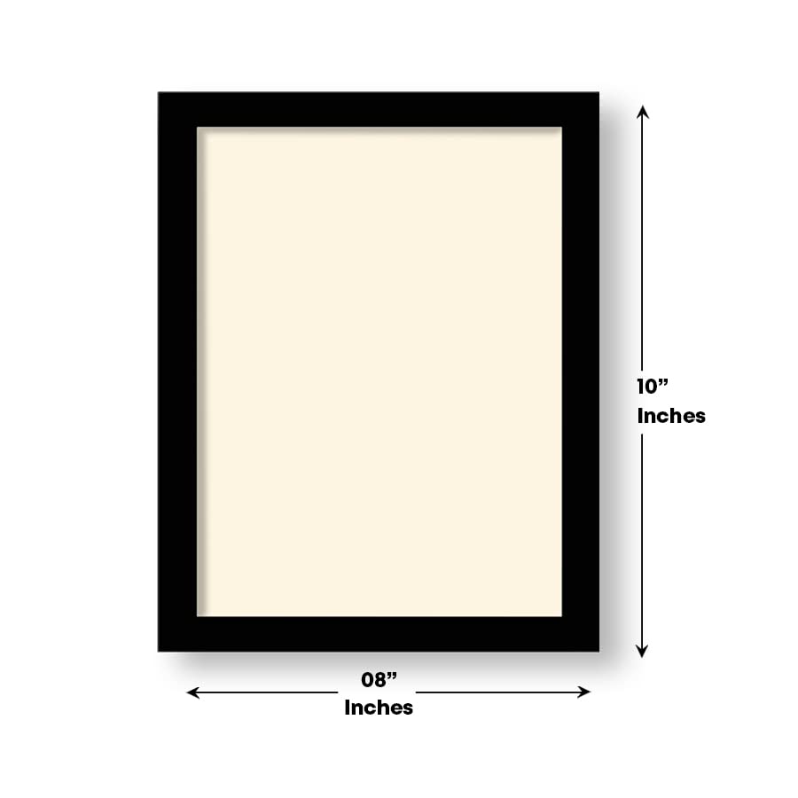 A4 Black Photo Frame wall