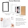 6 by 8 inch White Photo Frame