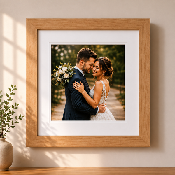 Slim Wooden 2 Inch Photo Frame