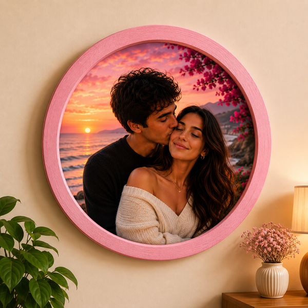 Round Photo Frame