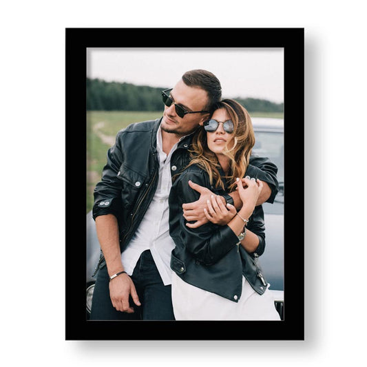 A4 Black Photo Frame wall