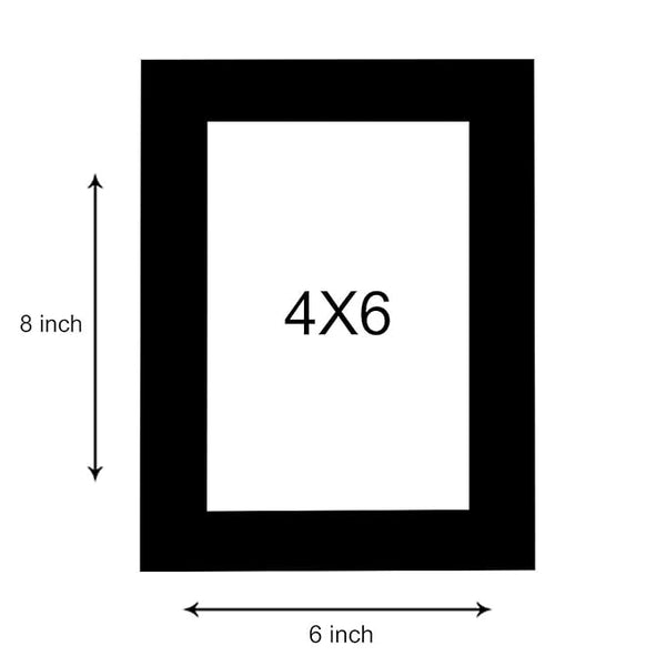 4 by 6 inch Black Photo Frame