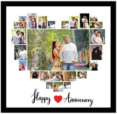 Personalized Love Photo Frame in Heart Shape for Gifting, Anniversary, Birthday, Any Occasion