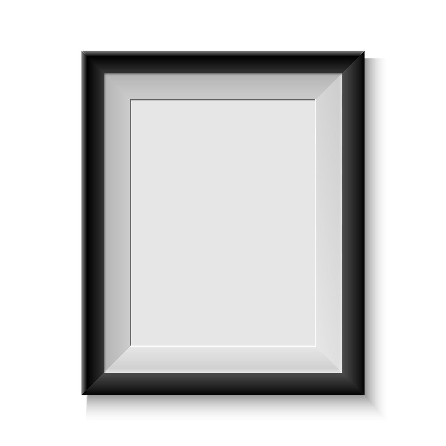 Black photo frame