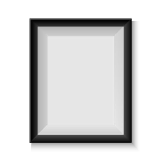 Black photo frame