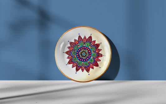 Wall Plates Decor Hanging  Handmade Wall Plate