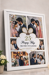 25th Anniversary Silver Jubilee Photo Frame