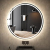 Wall Mounted Round Led Light Mirror