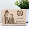 India Personalized Engraved Wooden Anniversary Picture Frame