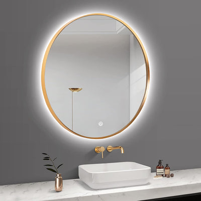 Round LED Backlit Mirror