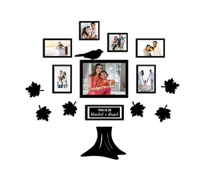 Family Tree Collage Photo Frames For Wall Decor Set