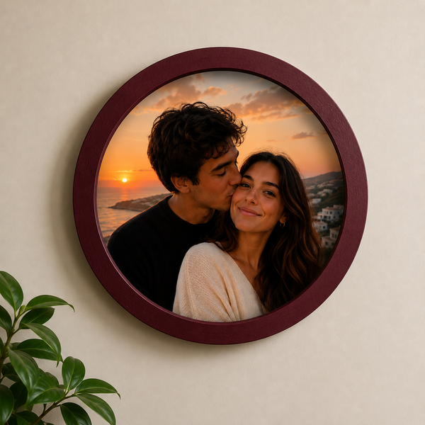Round Photo Frame