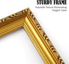 Picture Frame Gold - for Wall Hanging And Tabletop Display