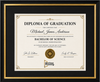 Executive Certificate Display Frame | Premium Wall-Mounted Degree & Diploma Frame with Crystal Clear Acrylic