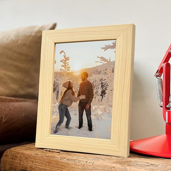 5 by 7 inch Natural Photo Frame
