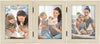 Three Picture Frame Hinged Photo Frame Folding Wedding Family Frames Collage with Glass