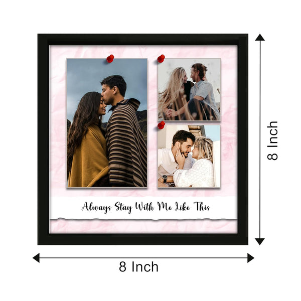 Personalized Birthday Photo Frame for Husband – Romantic Collage Frame Gift
