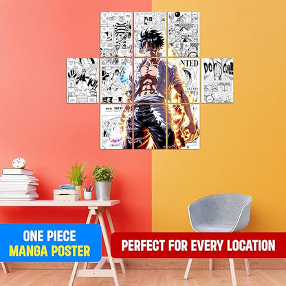 Pack of 20 Anime One Piece Poster Merchandise For Wall Decoration