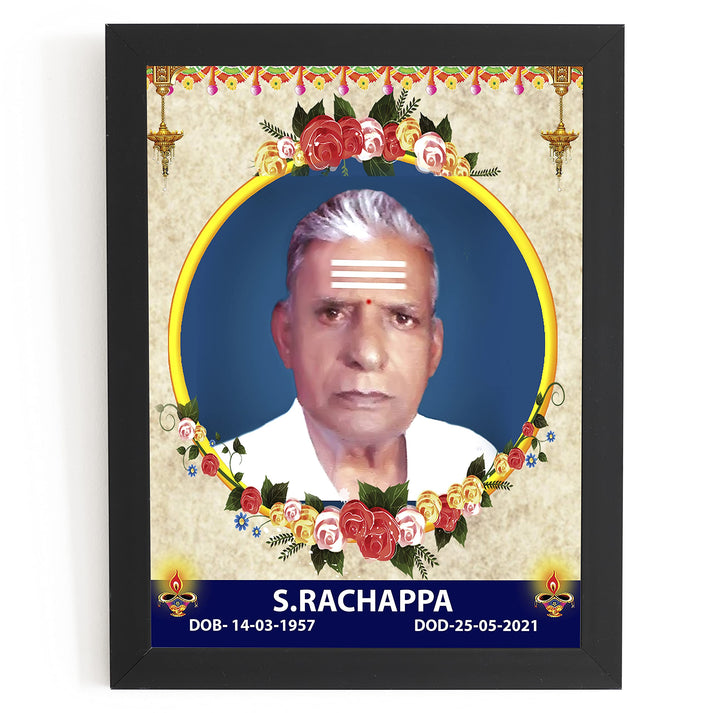 Death Message Frame death photo frame , death picture frame ,death photo frame indian ...