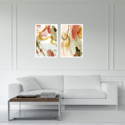 Abstract-golden-stone-art-hanging-pictures-waves-artistic Paintings