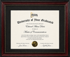 Executive Carved Certificate Display Frame | Premium Wall-Mounted Degree, Diploma & Award Frame with Crystal Clear Acrylic
