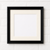 Square Black Photo Frame | Premium Picture Frame for Wall Hanging & Table Display