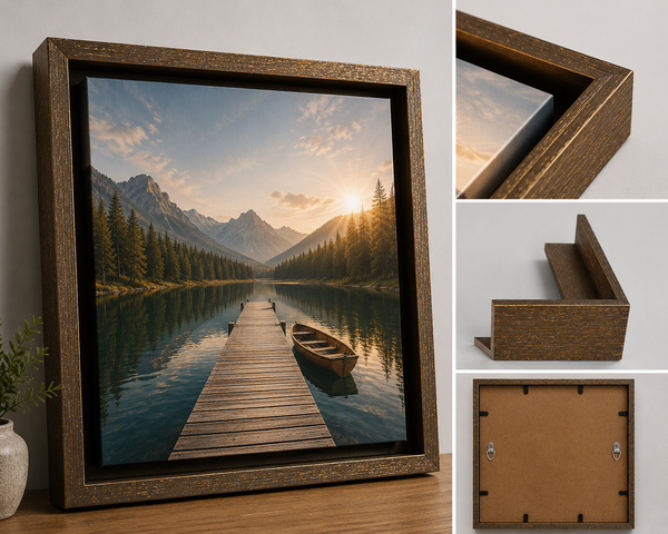 Pure Wood Floating Frame