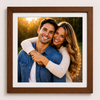 Modern Flat Wooden Photo Frame | Custom Wall Picture Frame Online