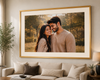 Premium Royal Gold Metal Photo Frame | Elegant Aluminum Picture Frame for Wall Decor, Photos, Artwork & Certificates