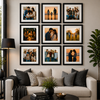 Metal Frame Gallery Wall