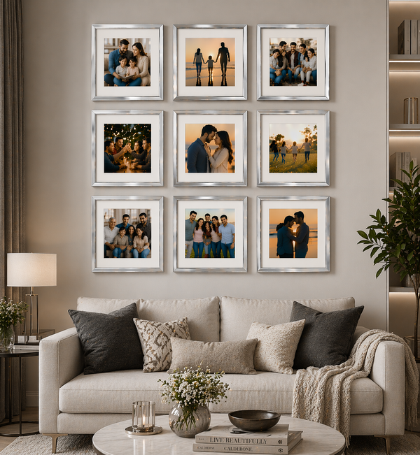Metal Frame Gallery Wall