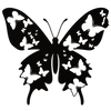 2D Decorative Butterfly Wall Art – Add Elegance to Your Walls! Size 4ftx3ft