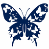 2D Decorative Butterfly Wall Art – Add Elegance to Your Walls! Size 4ftx3ft