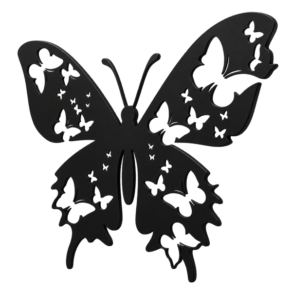 2D Decorative Butterfly Wall Art – Add Elegance to Your Walls! Size 4ftx3ft