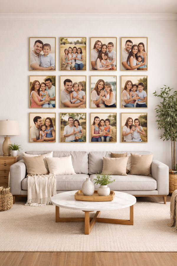 Metal Frame Gallery Wall