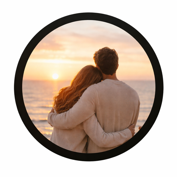 Round Photo Frame