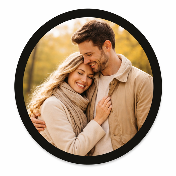 Round Photo Frame