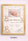 Personalized Newborn Baby Photo Frame – Custom Infant Memory Frame
