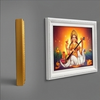 Premium Golden Framed Goddess Saraswati Wall Art for Home Decor