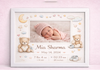 Personalized Newborn Baby Photo Frame – Custom Infant Memory Frame