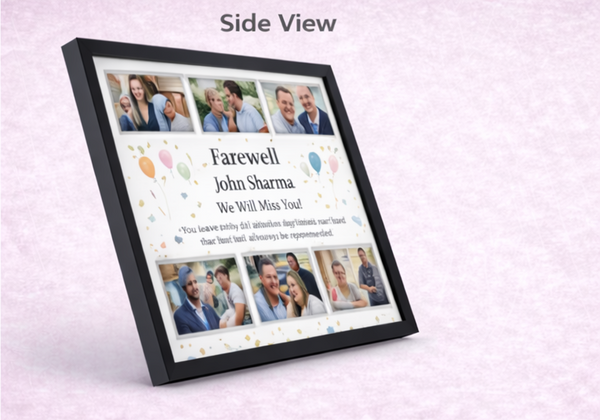 Personalized Farewell Photo Frame – Custom Goodbye Memory Frame