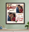 Custom Birthday Photo Frame for Wife – Romantic Memory Collage Gift