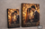 1st Wedding Anniversary Canvas Photo Frame – Personalized Couple Canvas Print
