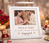 Personalized Engagement Photo Frame – Custom Ring Ceremony Picture Frame