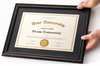 Graduation Photo Frame with Certificate & Photo
