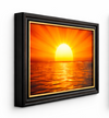 Sunset Ocean Wall Art Frame – Premium Landscape Photo Frame Decor