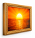 Sunset Ocean Wall Art Frame – Premium Landscape Photo Frame Decor