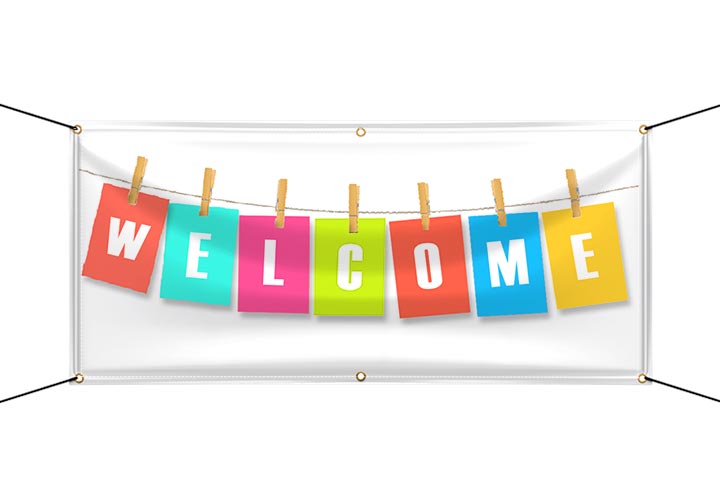 welcome banners , banner for welcome , birthday welcome banner ...
