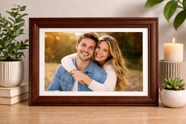Brown Designer Pure Wooden Frame