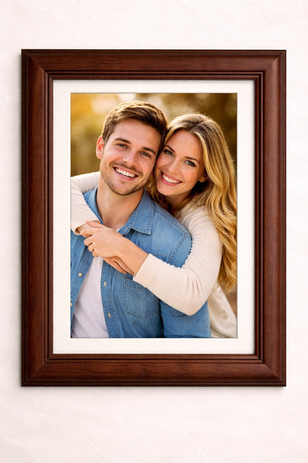 Brown Designer Pure Wooden Frame